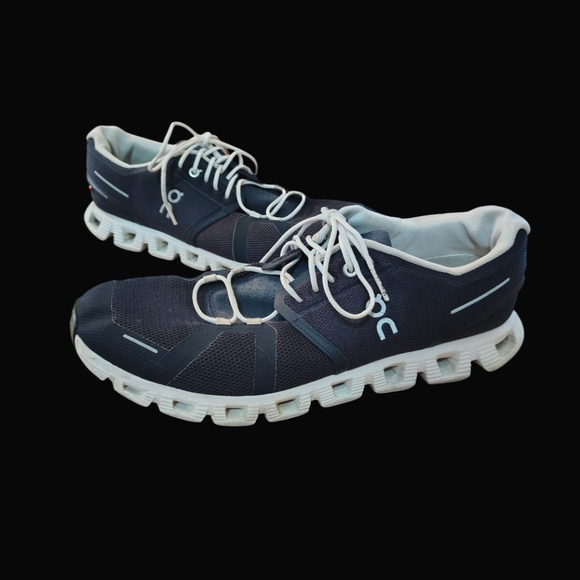 On Cloud Midnight Blue White Mens Sz 10 1/2 Tennis Shoes Athletic - Main Image